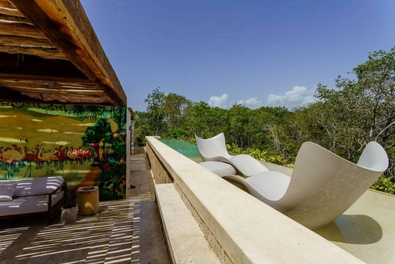 Jungle Luxury In Private Residential Area & Stunning Rooftop By Stella Rentals 툴룸 외부 사진